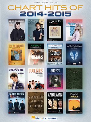 cover image of Chart Hits of 2014-2015 Songbook